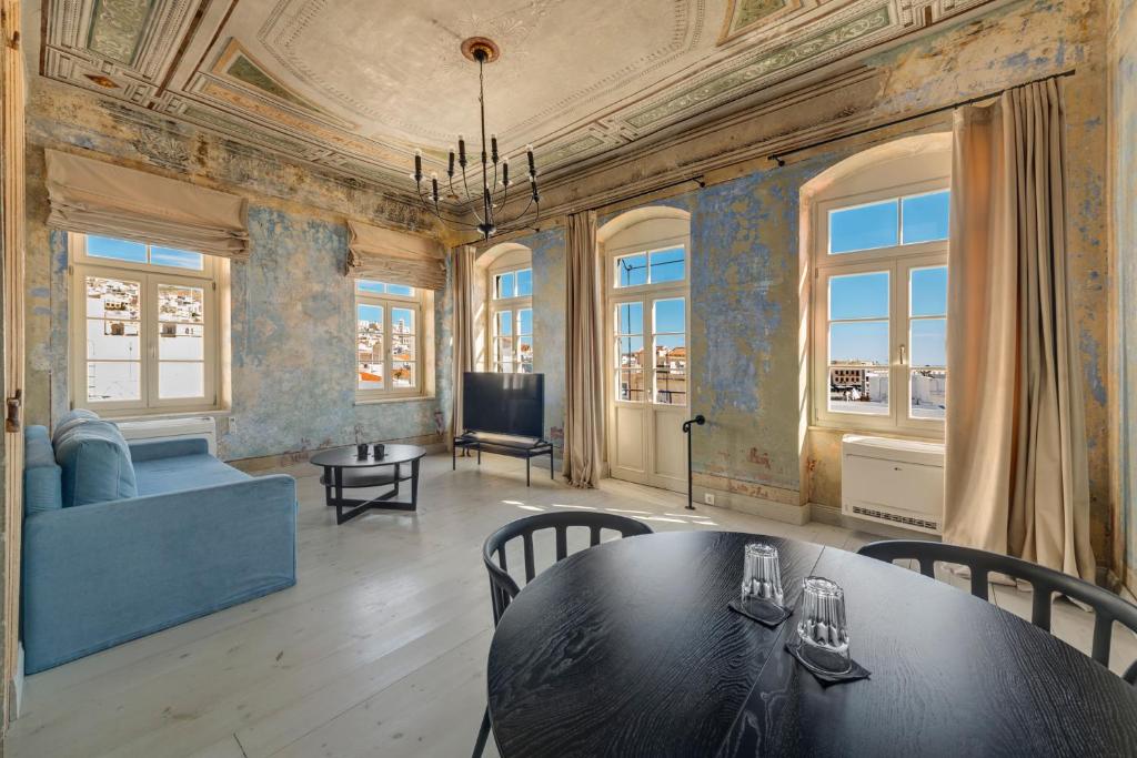 Zona de estar de The Ten Syros