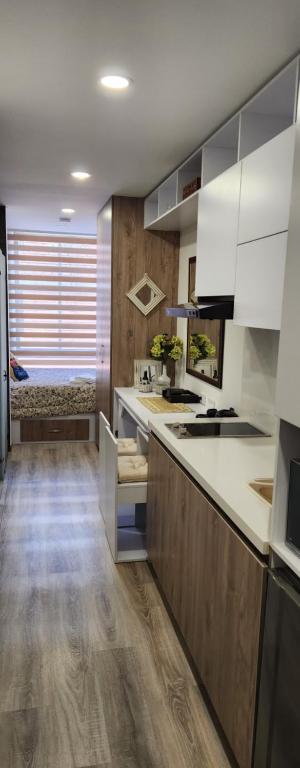 Una cocina o kitchenette en Apartamento Moderno Nuevo