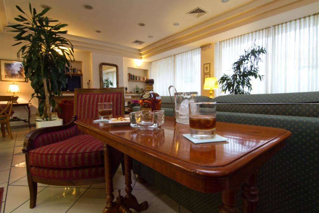 Posezení v ubytování Green Hill Hotel