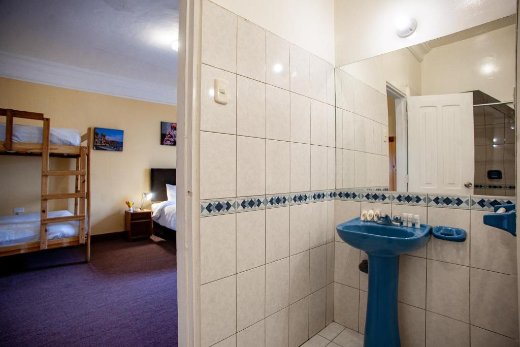 Koupelna v ubytování Eco Inn