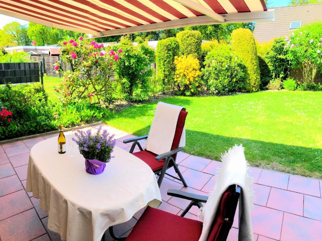 En have udenfor NEU! Ferienhaus Elisa an der Nordsee