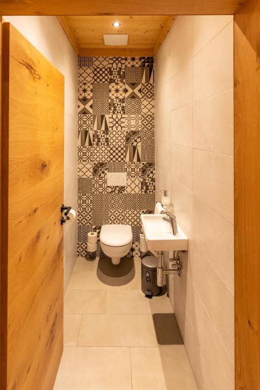 Kúpeľňa v ubytovaní Madlhof