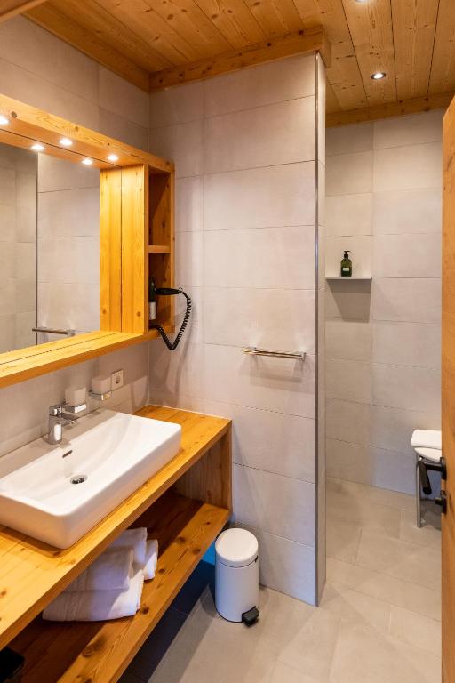 Kúpeľňa v ubytovaní Madlhof