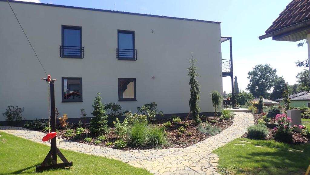 Zahrada ubytování Apartments A + L