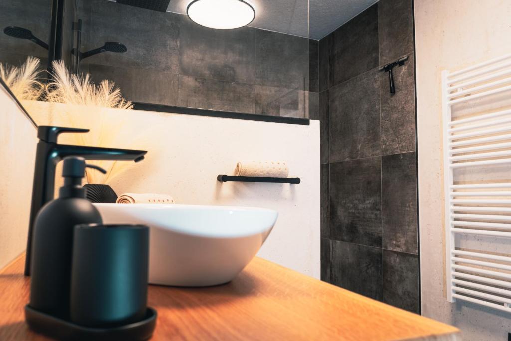 Koupelna v ubytování Appartement Reichholf