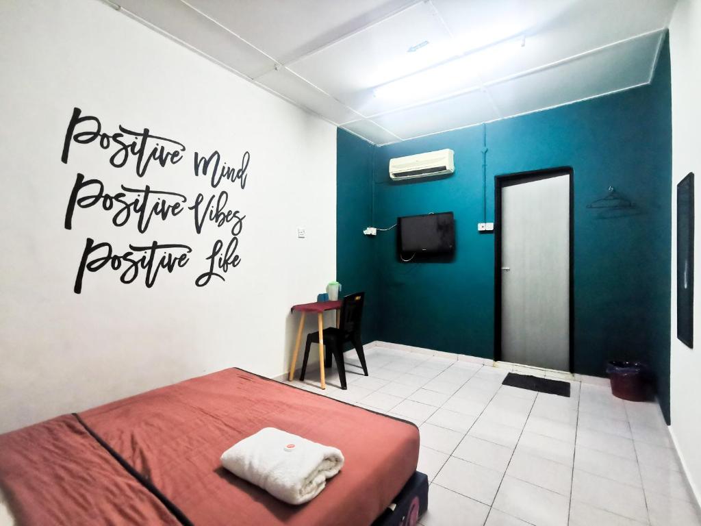 Postel nebo postele na pokoji v ubytování T FAMILY HOTEL