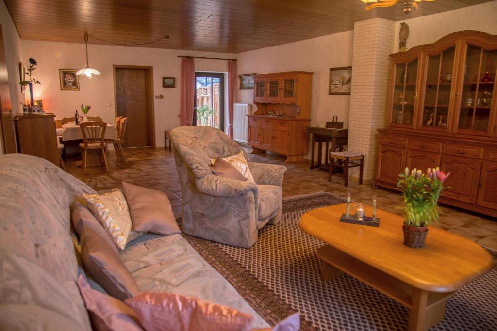 Posezení v ubytování Ferienhaus Fisch - nur für Urlaubsgäste
