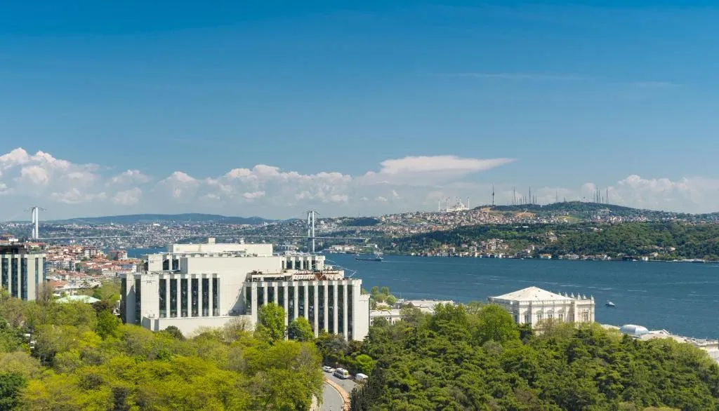 Twin Room with Partial Bosphorus View