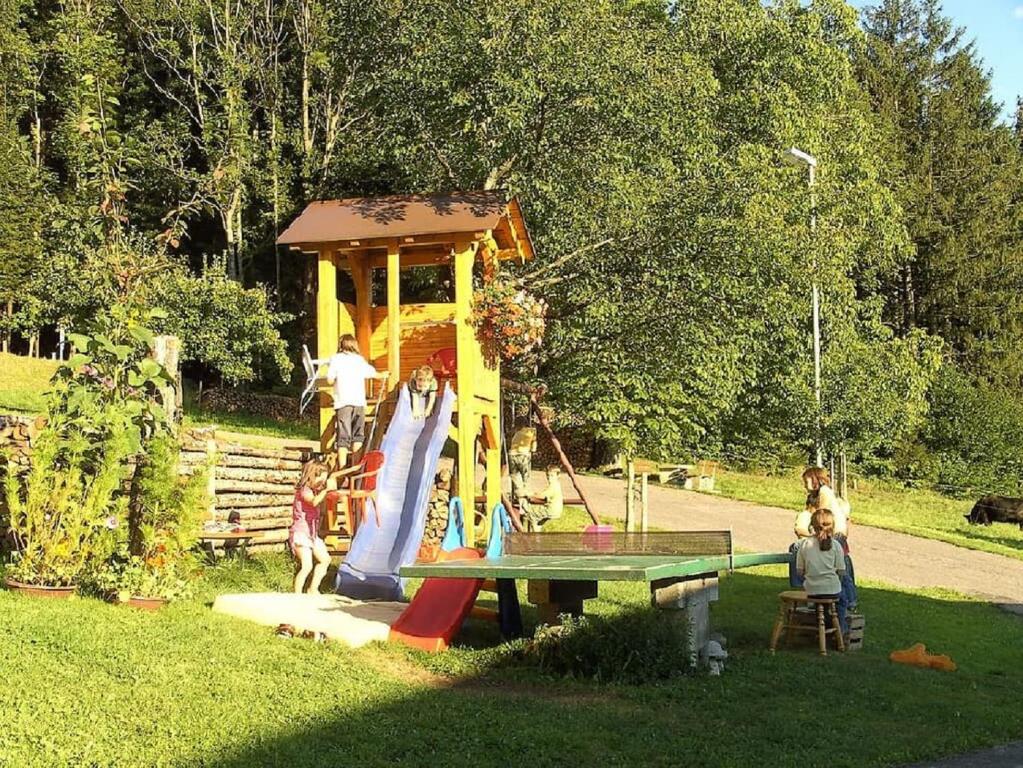 Herní místnost nebo prostor pro děti v ubytování Ferienhof Fernblick