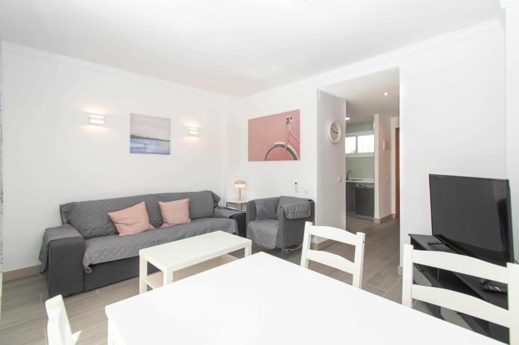 Posedenie v ubytovaní Apartamento con vistas al mar y al lado de todo