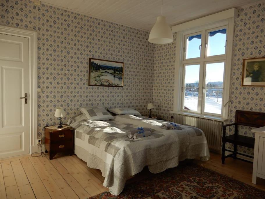 Postel nebo postele na pokoji v ubytování Wallinshuset
