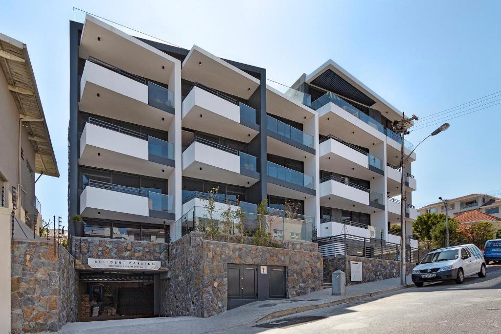 a large apartment building on the side of a street at Casa on Bantry by Totalstay in Cape Town