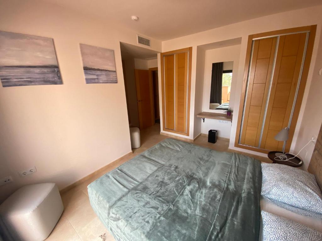Postel nebo postele na pokoji v ubytování Sonne - Golf - 4Pers - Komfort - Apartments