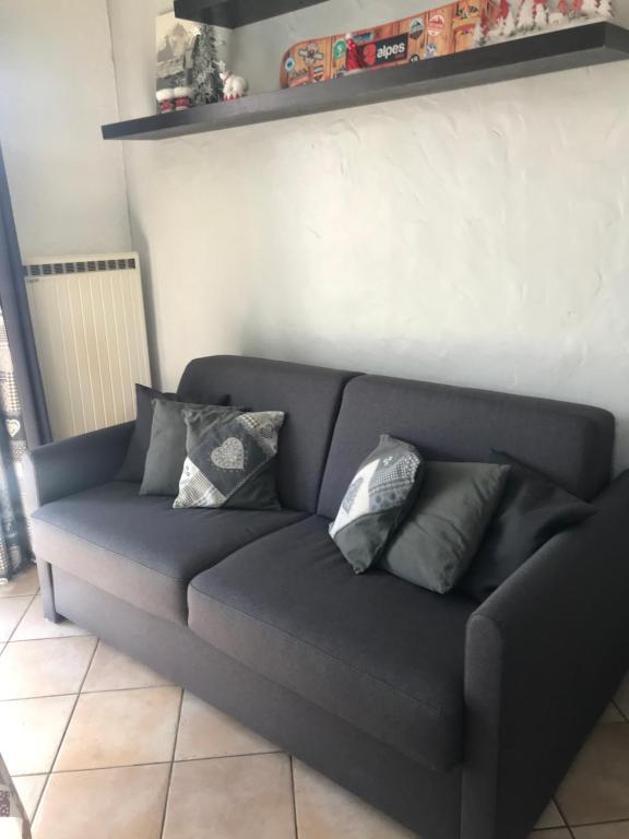 Posezení v ubytování appartement les deux alpes