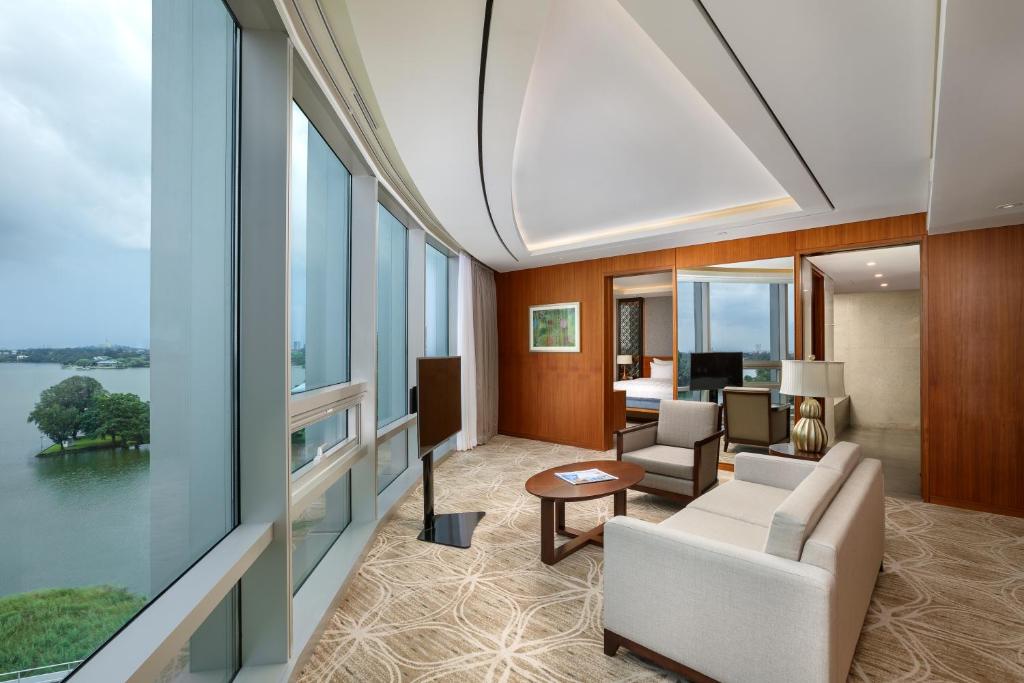 Posezení v ubytování LOTTE Hotel Yangon