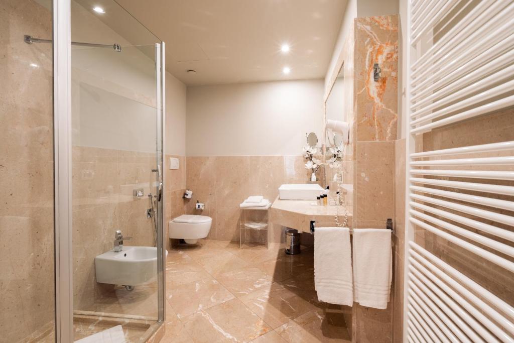 Kúpeľňa v ubytovaní Hotel Michelangelo