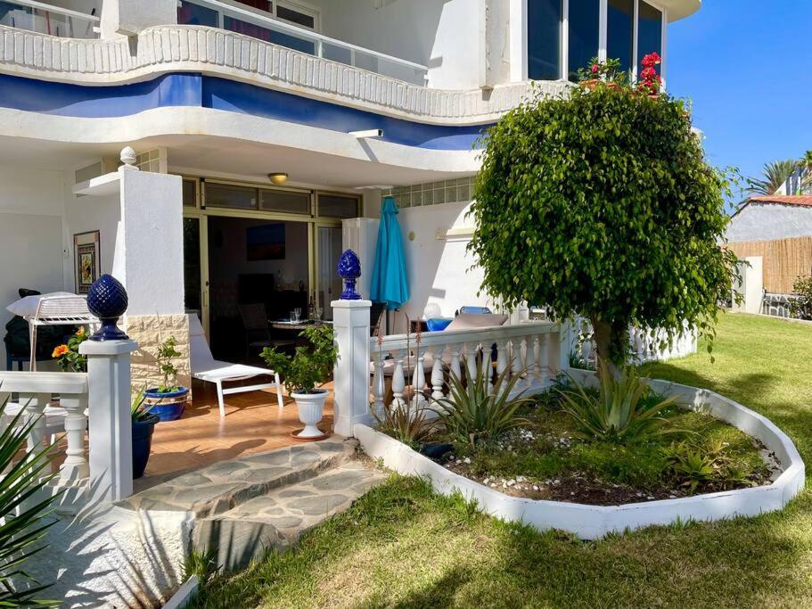 Zahrada ubytování Tamaran 102 - Los Campos - Lux Garden Apt near Dunes, quiet-central-renovated