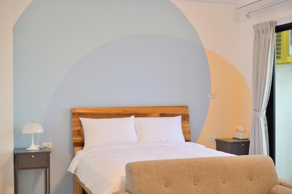 Postel nebo postele na pokoji v ubytování Sunny day B&B