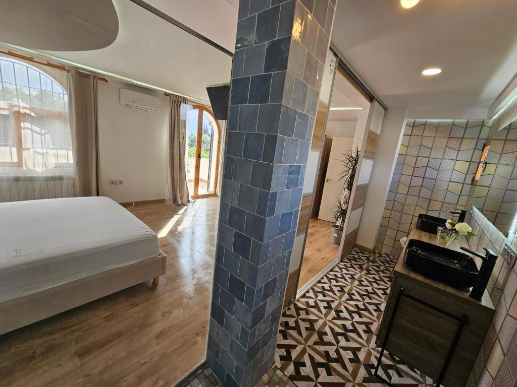 Postel nebo postele na pokoji v ubytování CHALET ALICANTE Sol y Luz