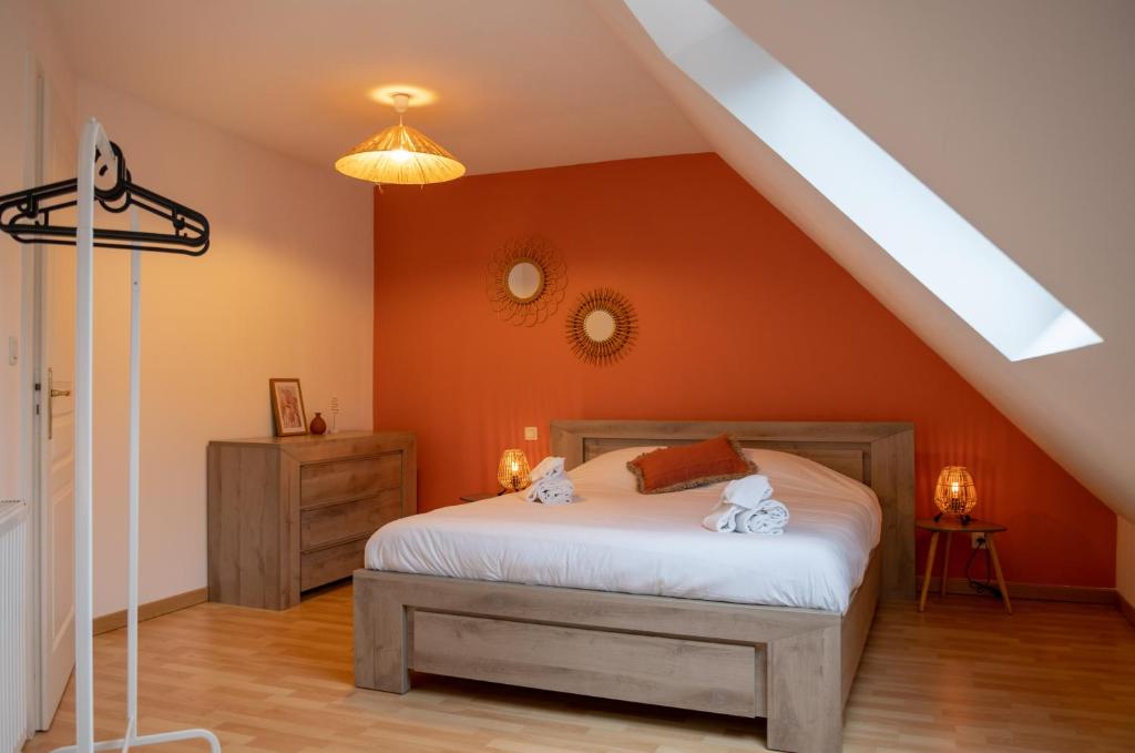 Postel nebo postele na pokoji v ubytování Maison - Le Terra Verde - Terrasse