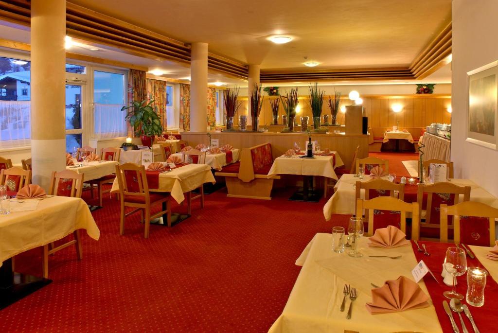 Restaurace v ubytování Erlebnishotel Fendels