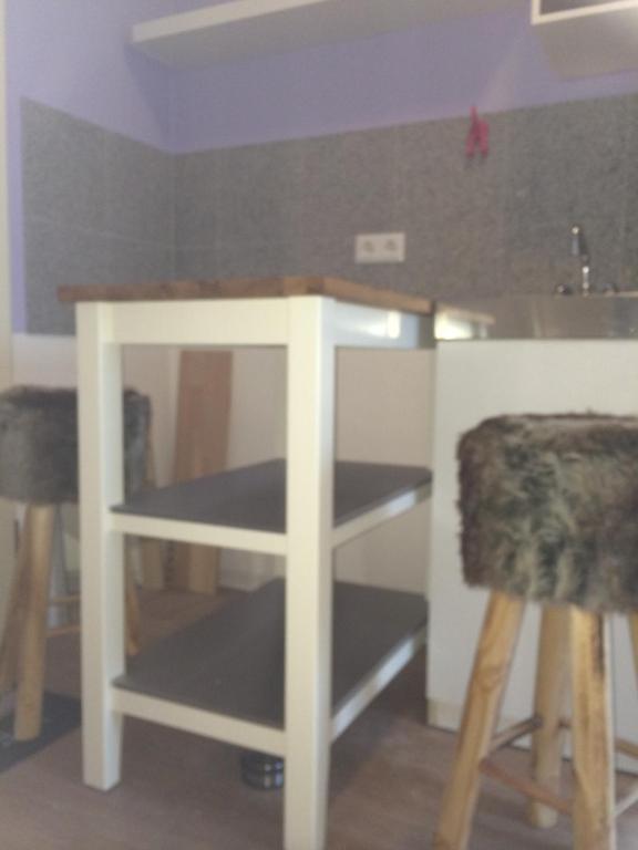 Postel nebo postele na pokoji v ubytování Mini-Ferien-Suite Hildesheim