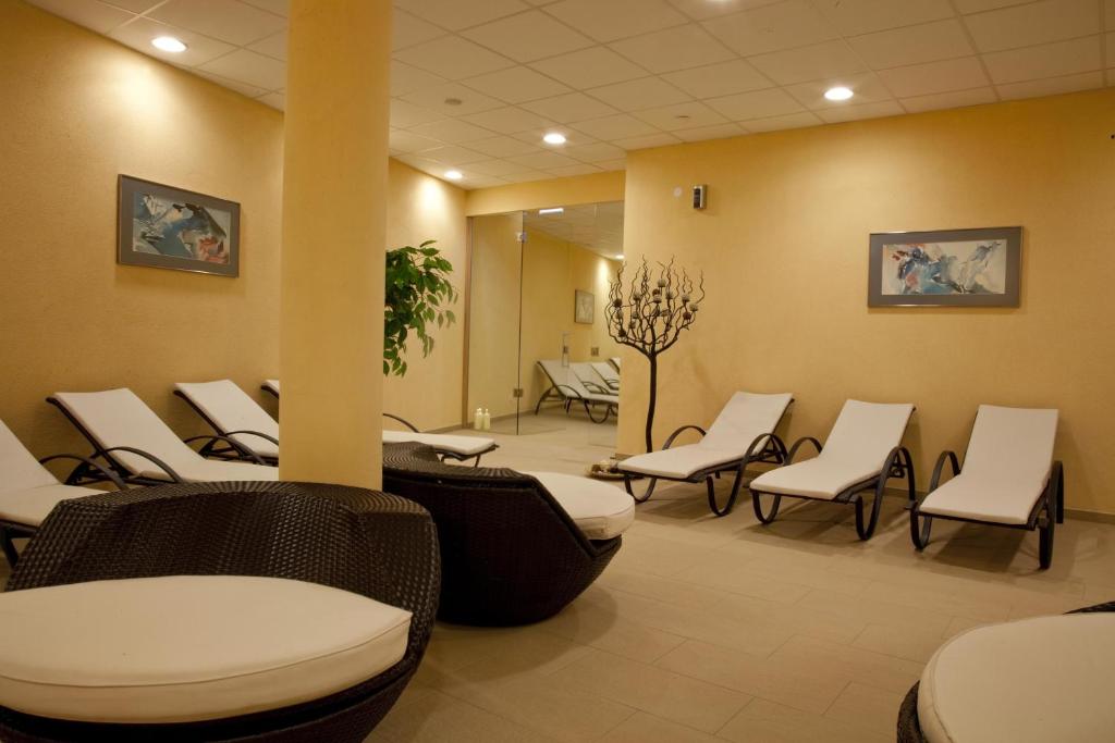 Posezení v ubytování Erlebnishotel Fendels