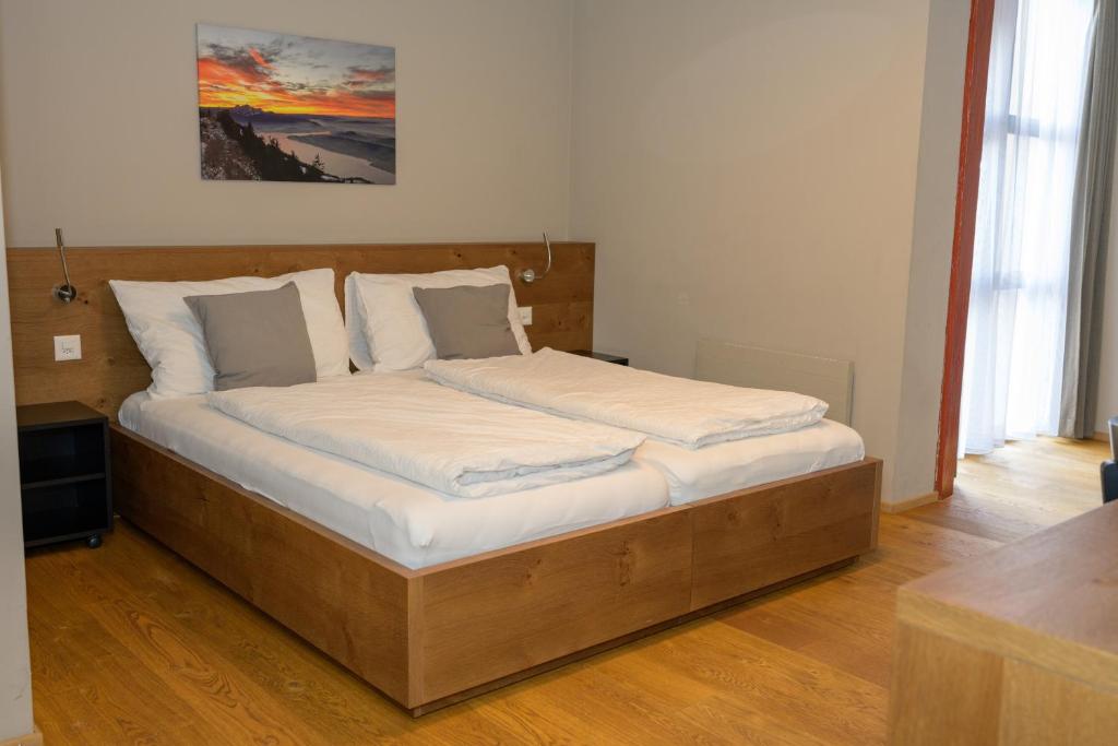 Postel nebo postele na pokoji v ubytování Hotel Bären