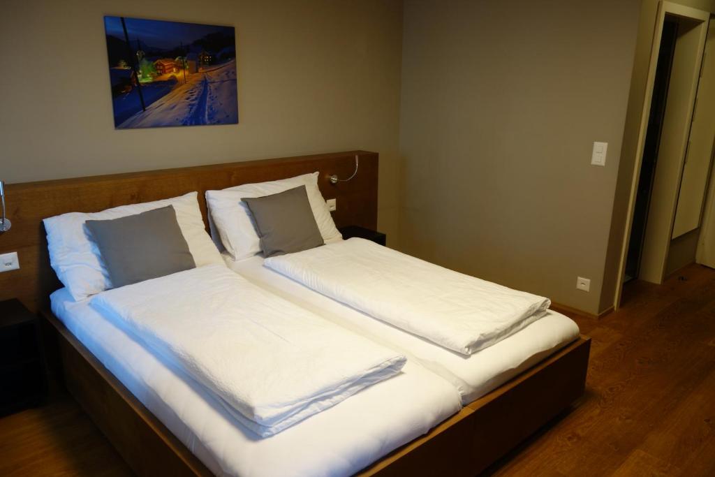 Postel nebo postele na pokoji v ubytování Hotel Bären