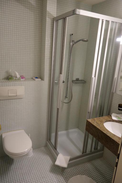 Koupelna v ubytování Hotel Bären