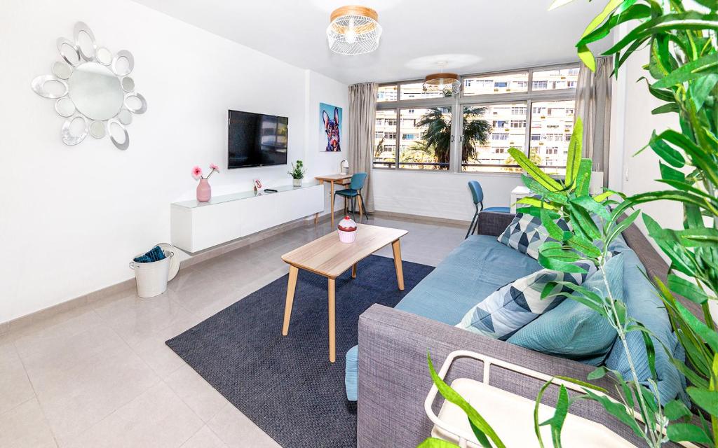 TV a/nebo společenská místnost v ubytování Apartamento Peka's Place