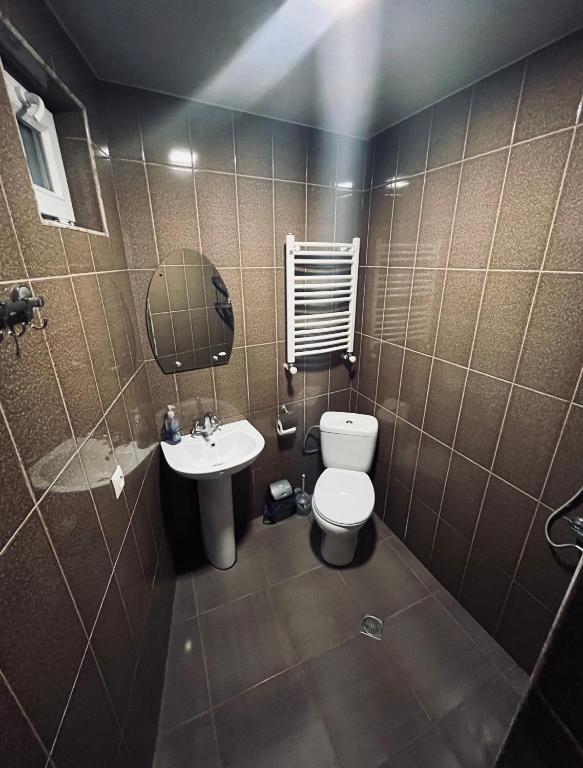 Koupelna v ubytování Hillside Guesthouse