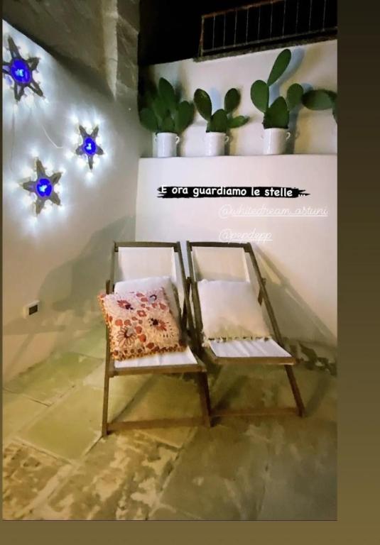Posezení v ubytování White Dream