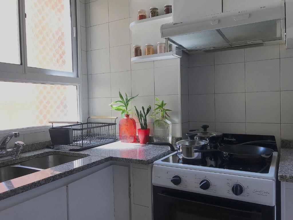 Dapur atau dapur kecil di Piso en Belgrano Barrancas