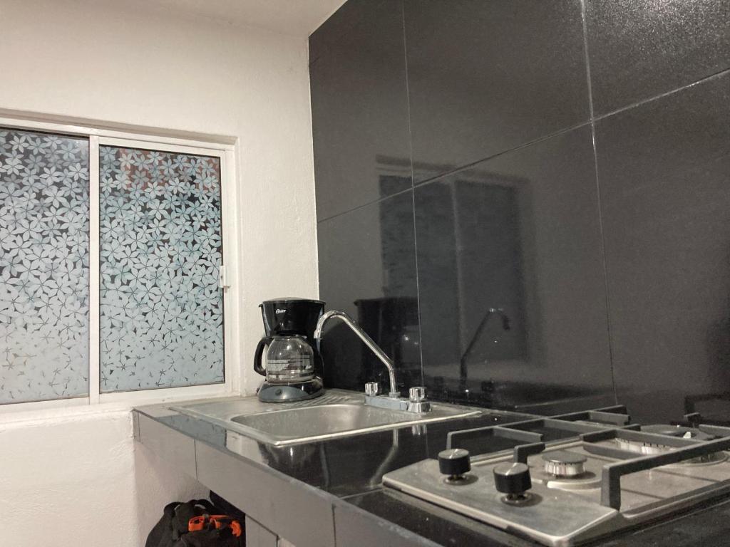 Kuchyň nebo kuchyňský kout v ubytování Depa wifi en corredor de balnearios