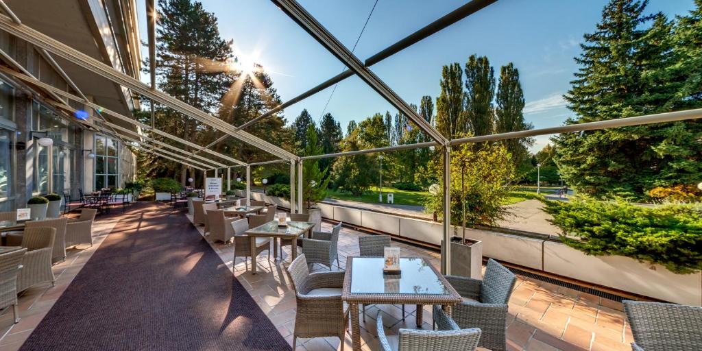 Balkón nebo terasa v ubytování Ensana Splendid