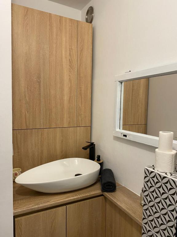 Kúpeľňa v ubytovaní Słoneczny apartament