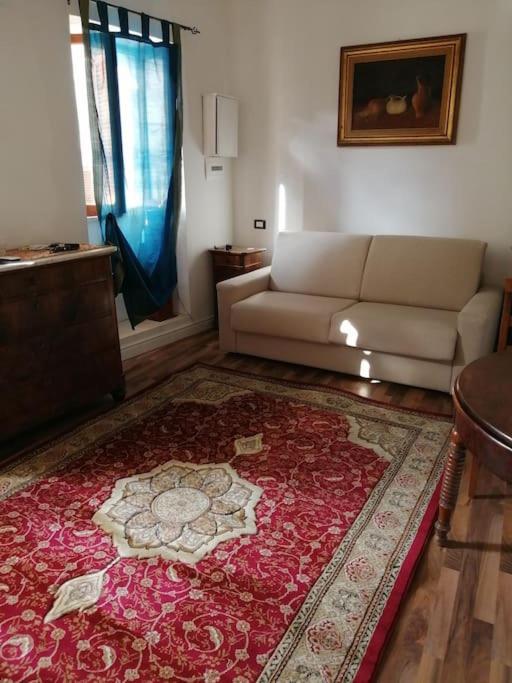 A seating area at Casetta papacqua