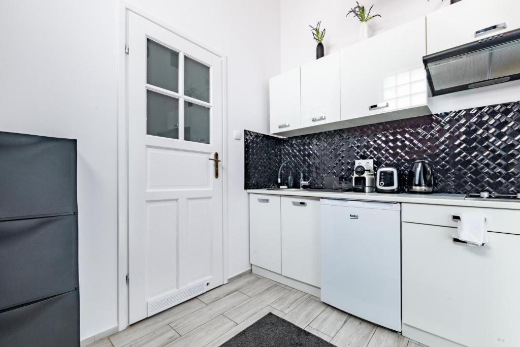 Kuchyňa alebo kuchynka v ubytovaní Wawel Castle Apartment