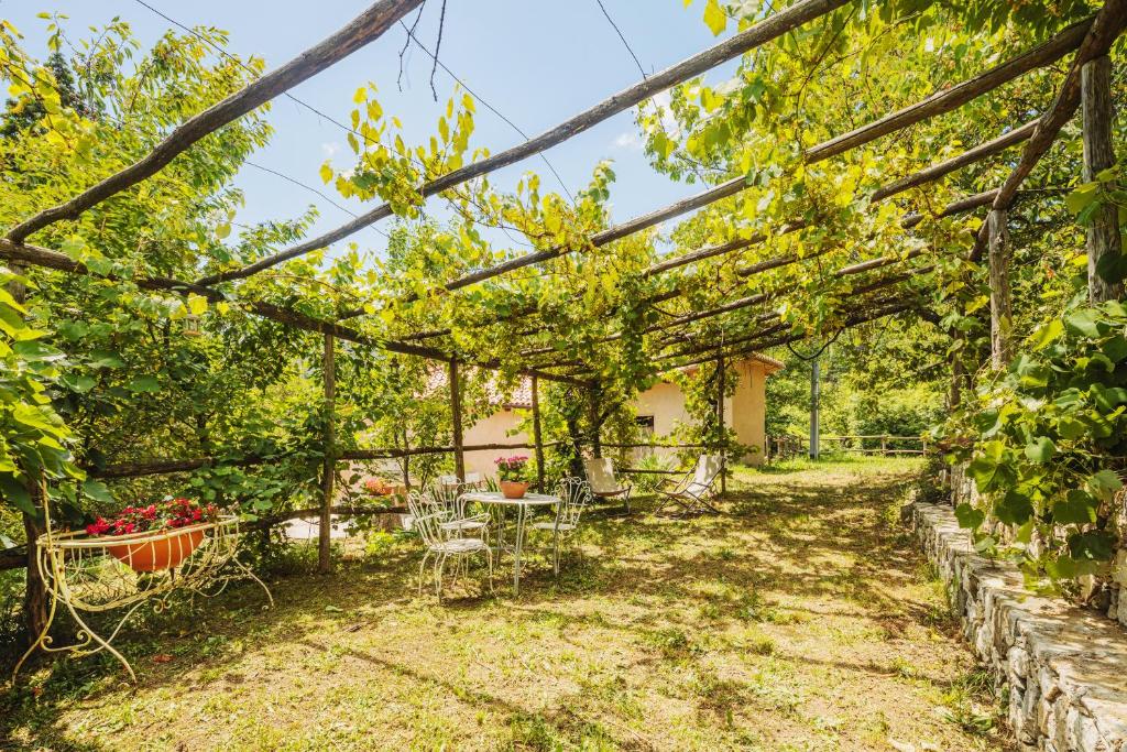 A garden outside Agriturismo Il Filo di Paglia