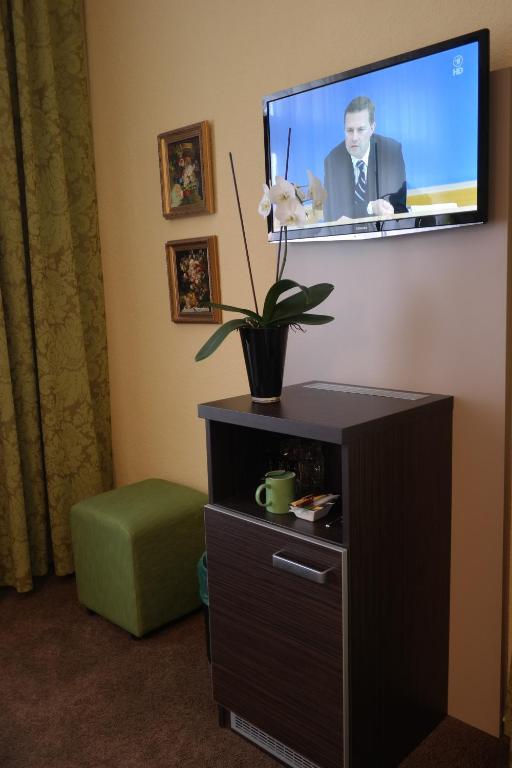 TV a/nebo společenská místnost v ubytování Hotel Villa Glas
