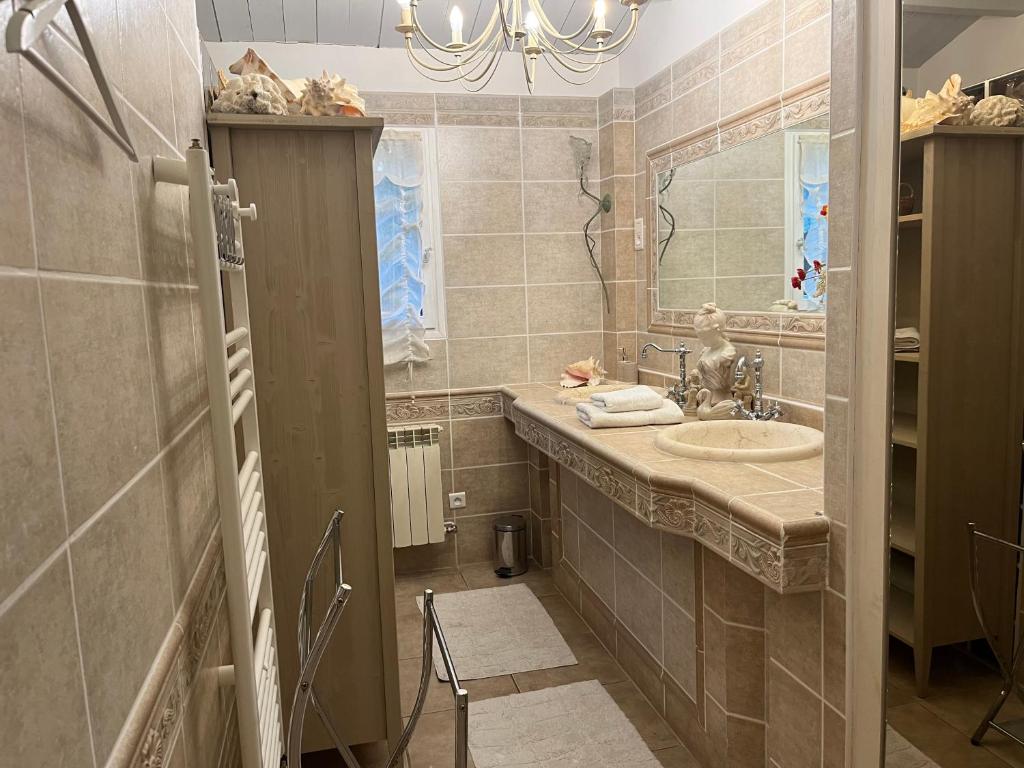 Kúpeľňa v ubytovaní Villa Les Iris