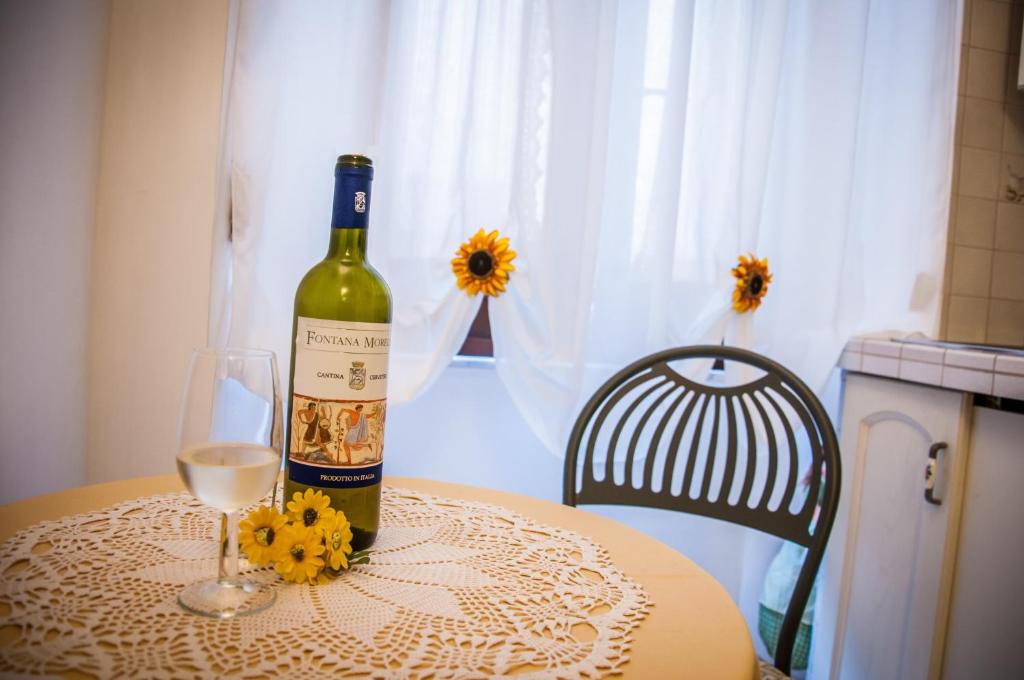 Nápoje v ubytovaní Bed & Breakfast ALLA LOGGETTA