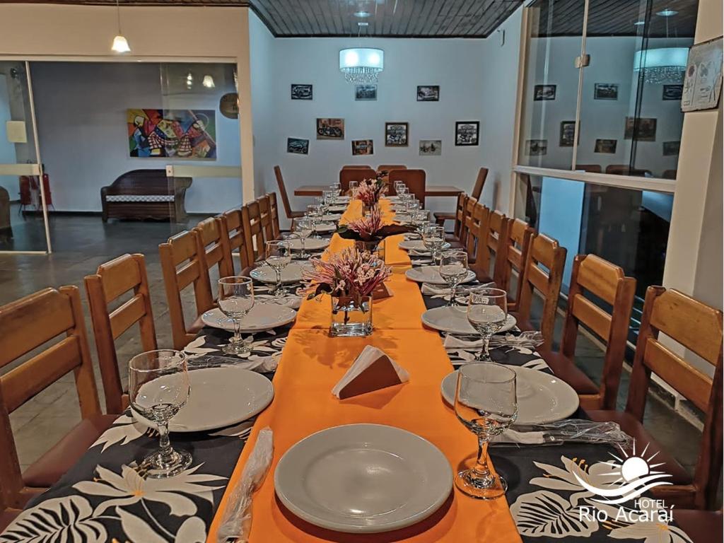 Restaurace v ubytování Hotel Rio Acaraí