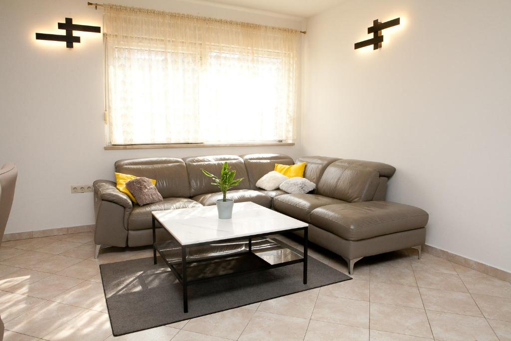 Część wypoczynkowa w obiekcie Apartment Nikoleto