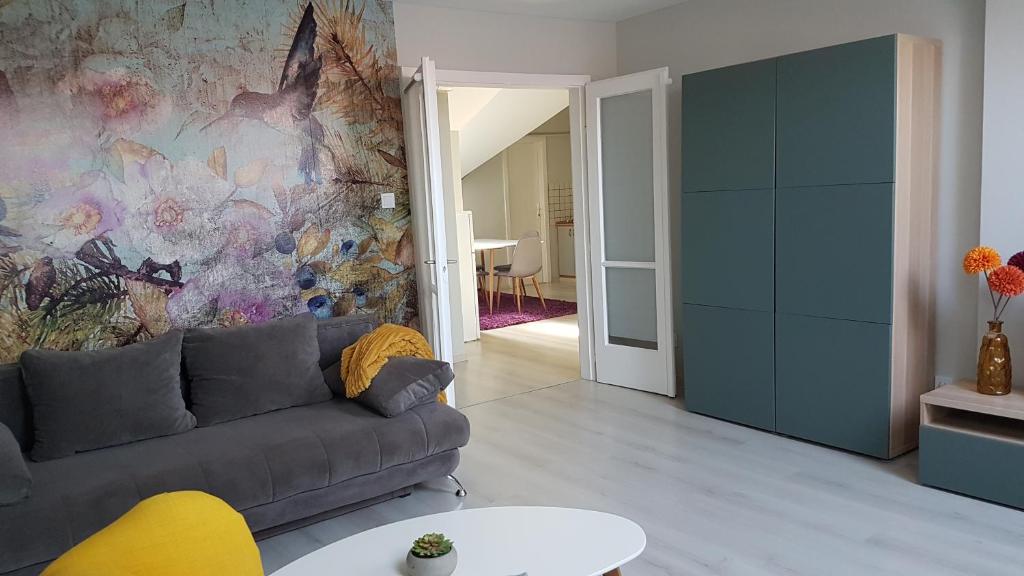 Posezení v ubytování Promenad Apartman