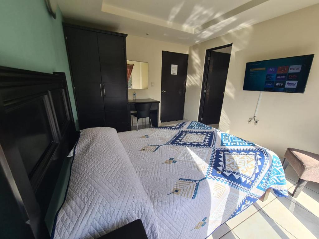 TV a/nebo společenská místnost v ubytování Hotel Santa Fe