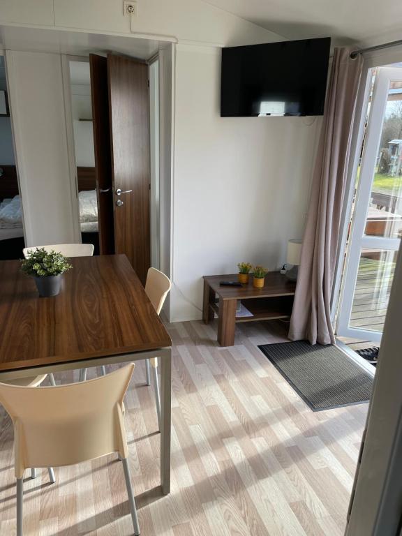 Istumisnurk majutusasutuses Vorbasse camping