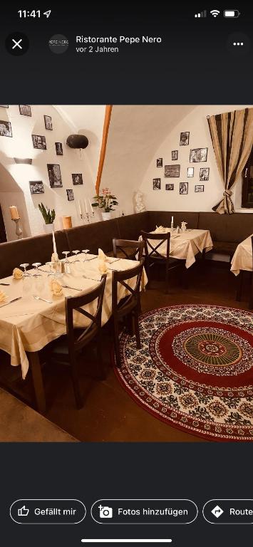 Posezení v ubytování B&B bei Pepe Nero