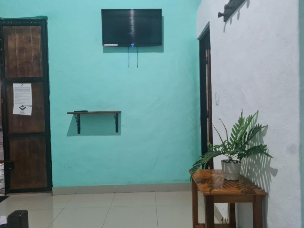 TV a/nebo společenská místnost v ubytování Hotel Alcázar Real